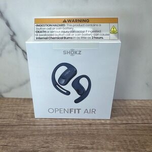 Shokz OpenFit Air True Wireless Open-Ear Headphones Stone Blue New